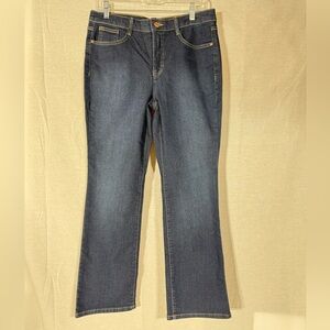 Gloria Vanderbilt Dark Blue Boot Cut Jeans Size 10P